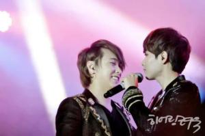 Sungmin and Ryeowook at Malaysia